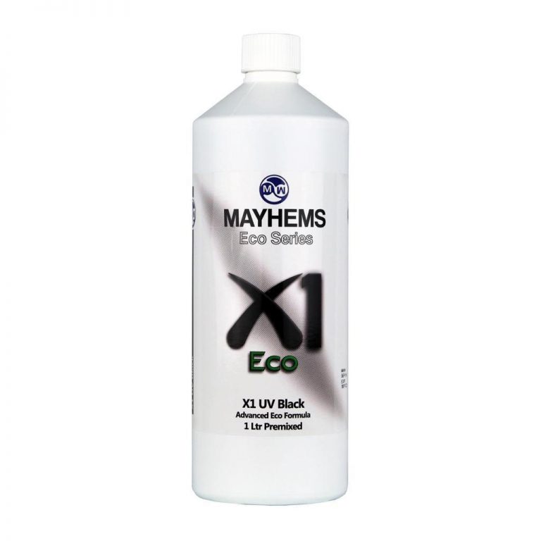 Mayhems X1 V2 Pre Mixed Coolant UV Black 1000ml Bykski