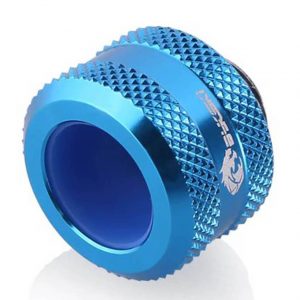 Bykski Anti Slip Rigid 14mm OD Fitting - Blue (B-FTHTJ-L14-B)