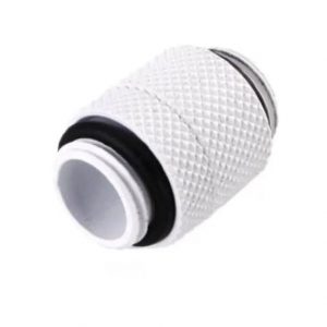 Bykski G1/4 Dual Male Rotary Extension Coupler - White (B-DTSO-S)