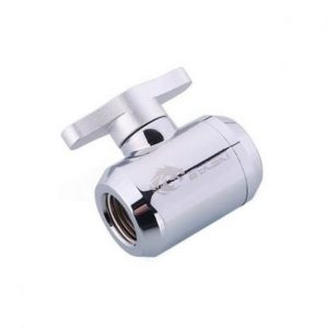 Bykski G1/4 Female to Female Drain Ball Valve - Silver (B-DV-CE)