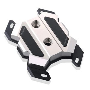 Bykski CPU-XPH-T8-AM CPU Water Cooling Block - Full Metal - Nickel Plated - Black Accent (AM4 / AM3 / AM2 / FM2 / FM1)