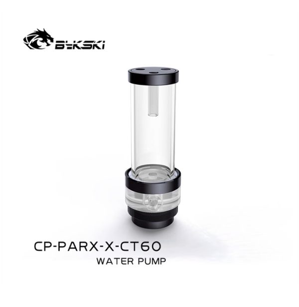 Bykski Silent PARX Pump (330L/H) / Acrylic Reservoir Combo - (CP-PARX-X-CT60) - 200mm