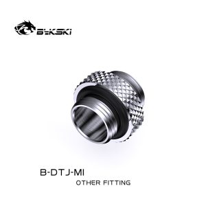 Bykski G1/4 Dual Male Extension Coupler - Mini - Silver- (B-DTJ-MI-S)