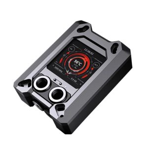 Granzon GAMSC CPU Water Cooling Block w/ Temp Digital Display - Black w/ 5v Addressable RGB (RBW) (AMD AM5 / AM4 / Ryzen 3/5/7/9)