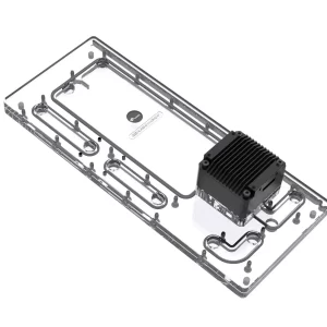 Bykski Distro Plate For Lian Li O11 Dynamic EVO - PMMA w/ 5v Addressable RGB(RBW) (RGV-LAN-O11-EVO-P)